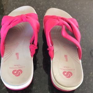 Clarks slip on shoes